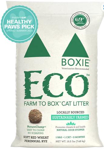 Boxiecat Eco Farm to Box Sustainably Produced Cat Litter